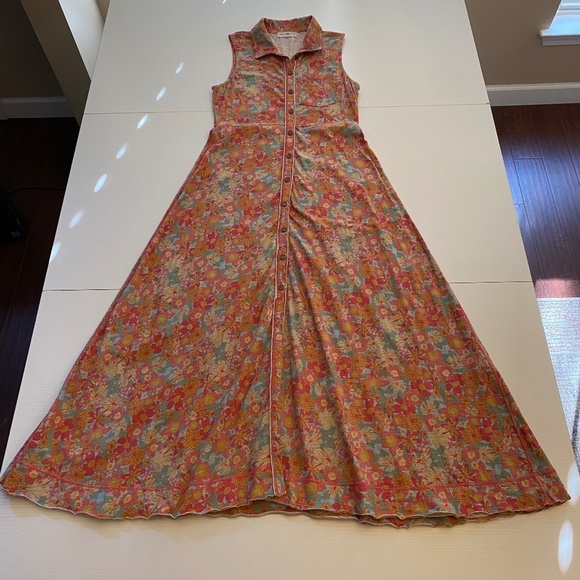 Natural Life Lauren Sleeveless Floral Print Maxi Dress Size XS - Picture 2 of 15